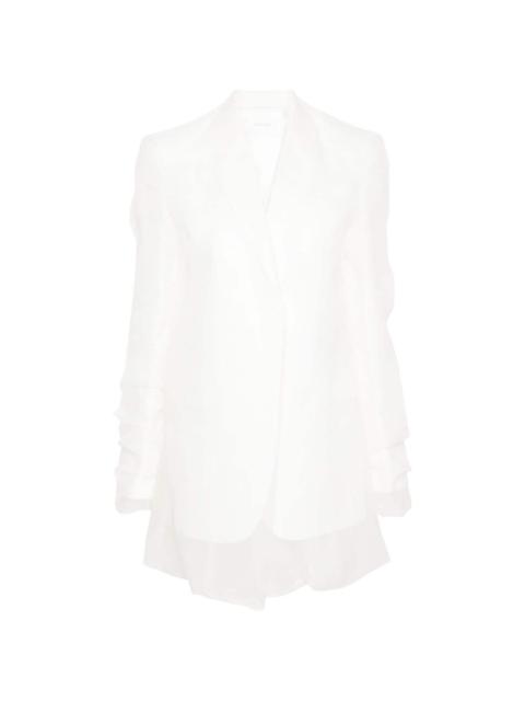 ジャケット SPORTMAX WHITE SILK ACACIA1234 BLAZER Acacia jacket SPORTMAX | Blondie Shop
