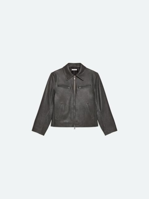Helmut Lang DISTRESSED LEATHER JACKET