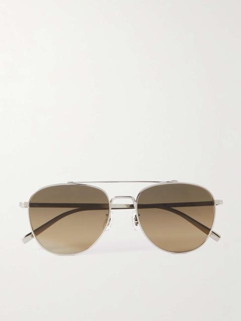 Rivetti Aviator-Style Titanium Sunglasses