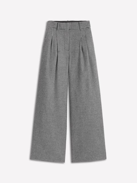 BODEN Kensington Tailored Pants-Black and Ivory Puppytooth