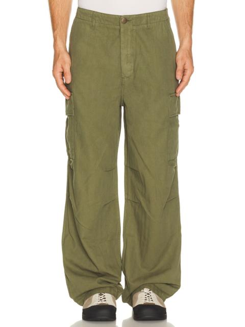 Palmes Herringbone Cargo Trousers