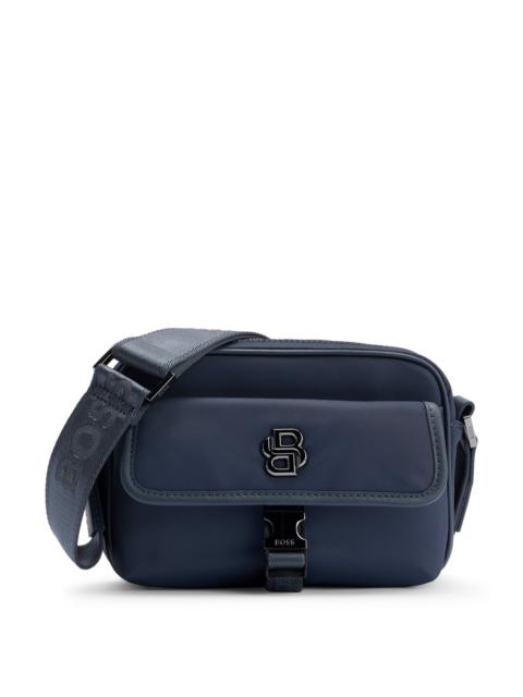 BOSS CROSSBODY BAG WITH DOUBLE B MONOGRAM