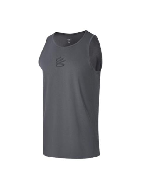 Li-Ning Li-Ning x Curry China Tour Tank Top 'Grey' AVSW197-2