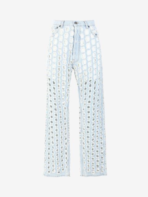 Maison Margiela Punched holes jeans