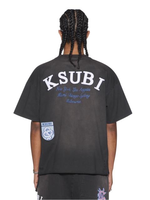 Ksubi GENESIS EKCESS SS TEE CHARCOAL FADE