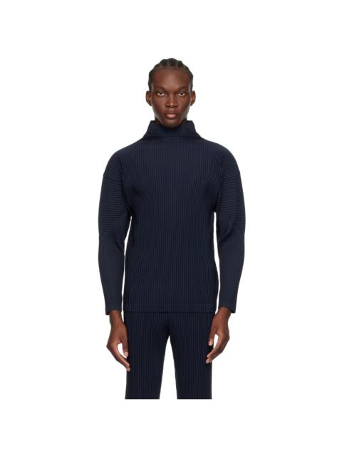 Navy Basics Turtleneck