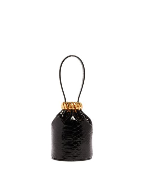 Alaïa Black Motion Wrist Bag