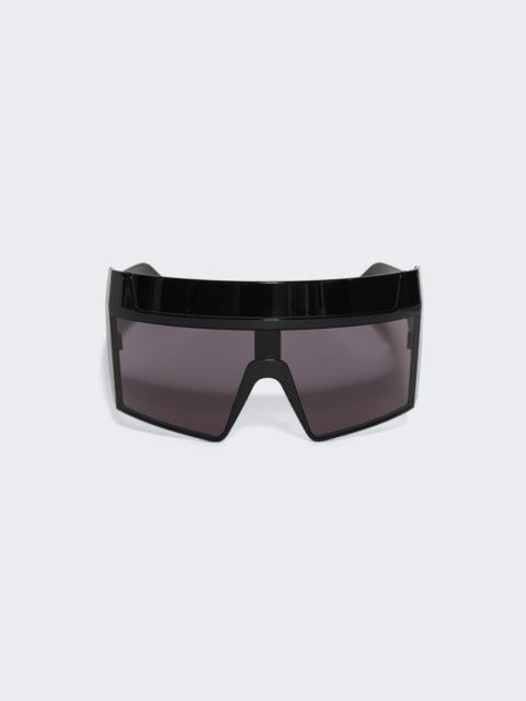 Rick Owens DRKSHDW Rev Shiny Sunglasses Black