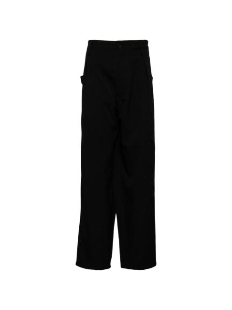 Yohji Yamamoto tuck tab trousers