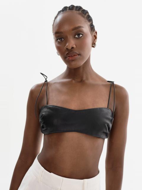 LAMARQUE MERANIA | Leather Bralette