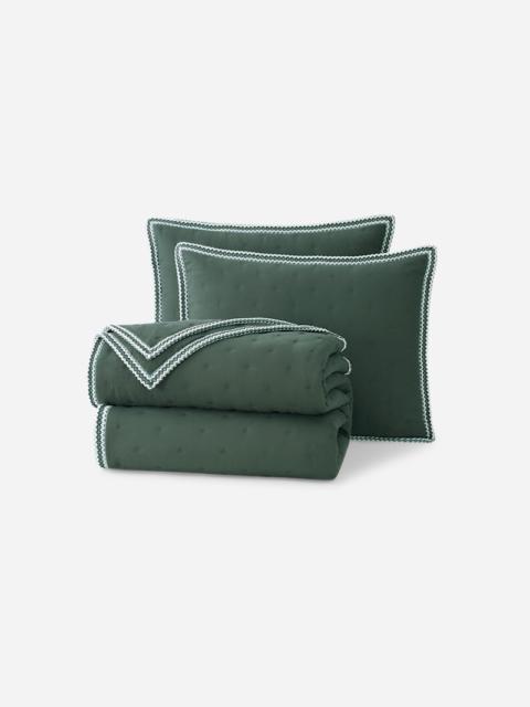 UGG Devon UGG®braid Quilt Set T/TXL Polyester Bedding in Arugula