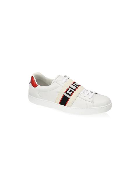 GUCCI Gucci stripe leather sneaker