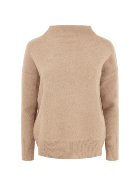 Vince funnel-neck cashmere jumper