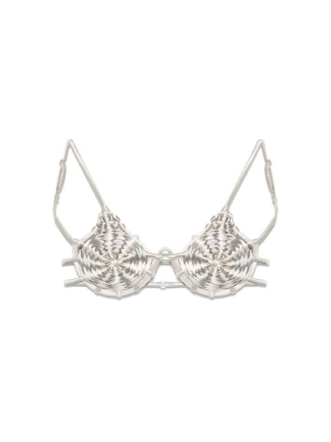 ISA BOULDER spiral-weave bikini top