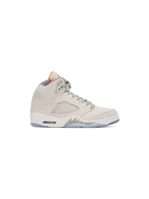 Jordan Beige Air Jordan 5 Sneakers