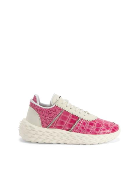 Giuseppe Zanotti Urchin crocodile-embossed sneakers