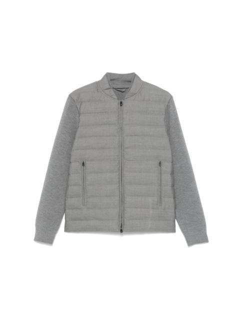 EMPORIO ARMANI padded bomber jacket