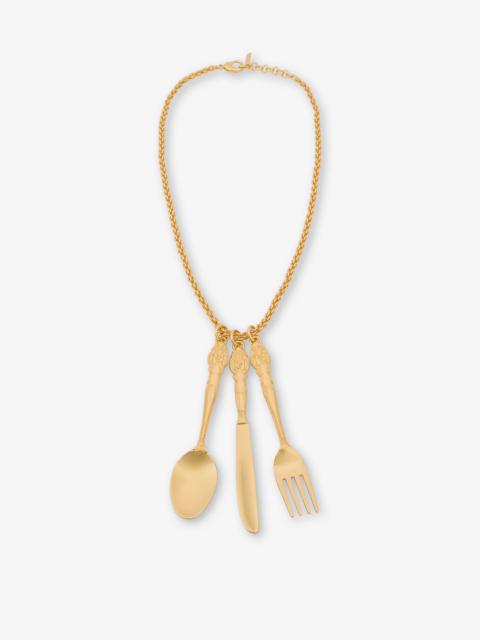 Moschino CUTLERY CHARM NECKLACE