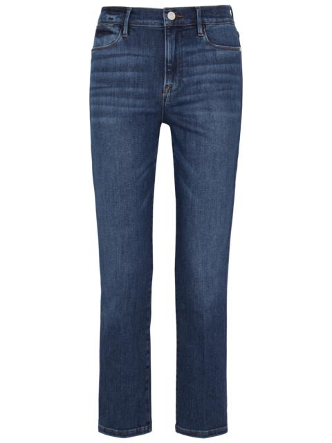 Le High Straight cropped jeans