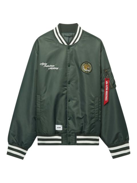 ALPHA INDUSTRIES tiger-patch bomber jacket