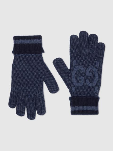 GUCCI GG cashmere gloves