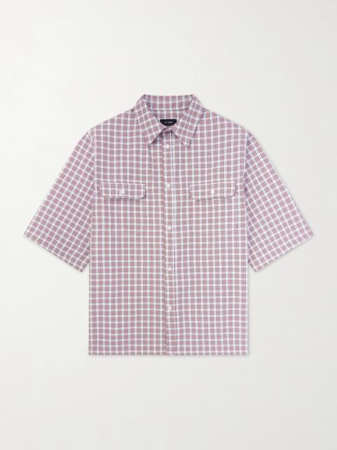 WILLY CHAVARRIA SS Corcoran Checked Woven Shirt