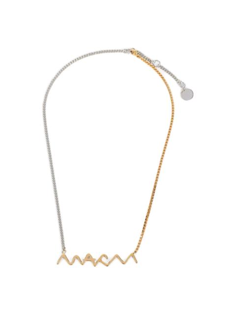 Marni two-tone chain necklace