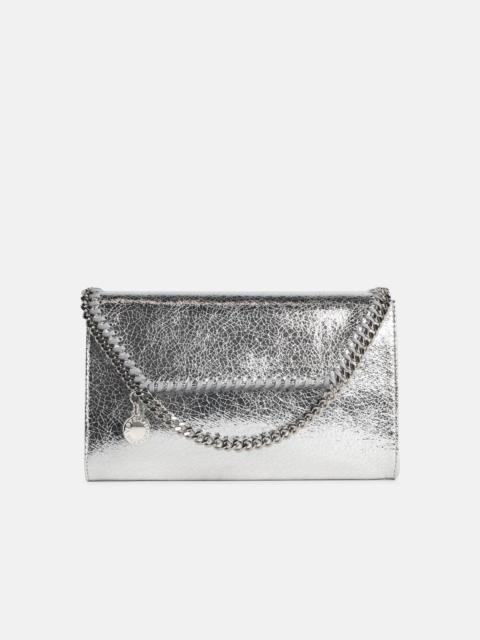 Stella McCartney 'FALABELLA' SILVER VEGAN LEATHER WALLET BAG
