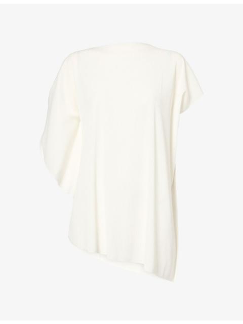 Pleats Please Issey Miyake A-Poc Slice Pleated Knitted Shirt