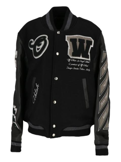 Off-White appliqué sleeve jacket
