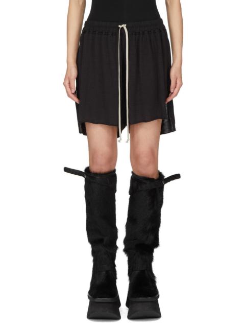 Rick Owens Black Tower Boxers Shorts