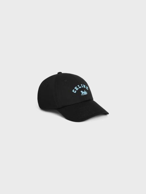 CELINE richelieu cap IN cotton twill