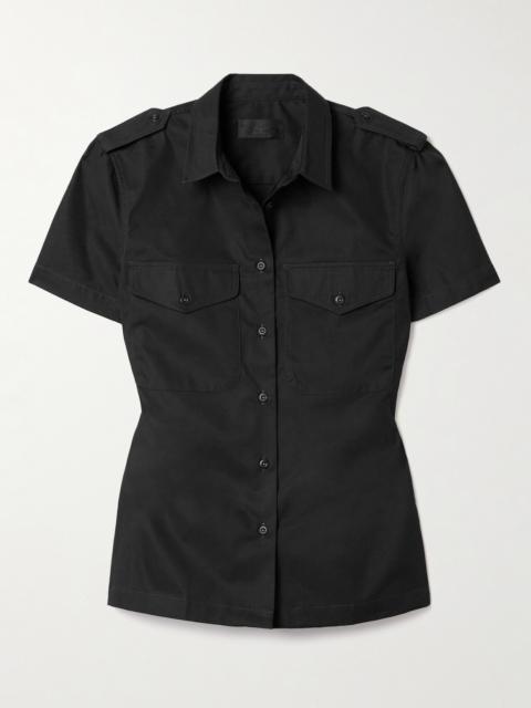 NILI LOTAN Natalie Cotton-twill Shirt