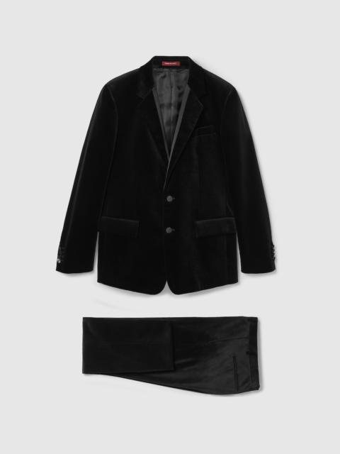 GUCCI Stretch velvet tuxedo