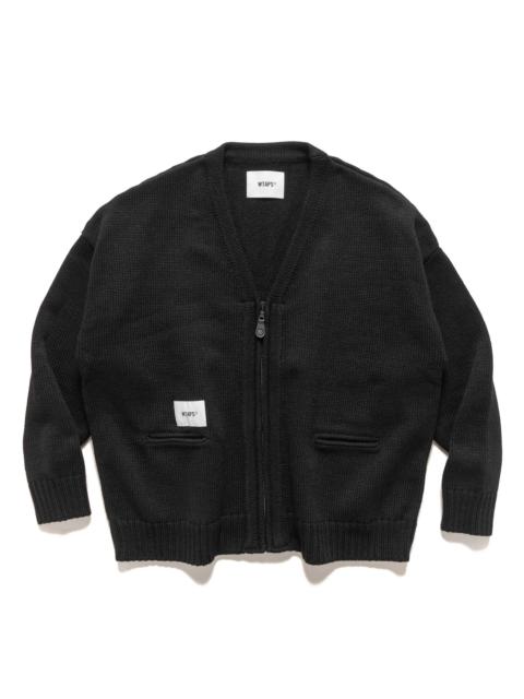 トップス 23AW Wtaps Palmer / Sweater / Poly Black WTAPS PALMER / SWEATER / POLY | saintalfred | REVERSIBLE