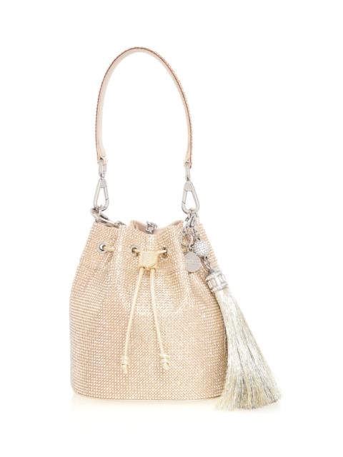 JUDITH LEIBER Piper Prosecco Crystal Clutch gold