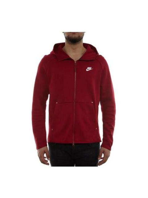 Nike Tech Fleece Full-zip Hoodie 'Red Crush' 928483-618