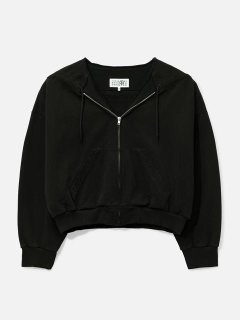 MM6 Maison Margiela ZIPPED SWEATSHIRT