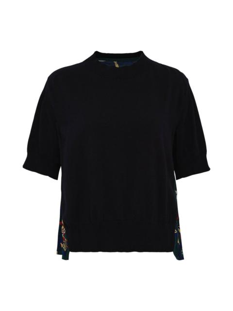 sacai Floral Print Pullover