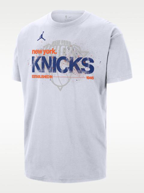 Jordan New York Knicks Courtside Men's Jordan '85 NBA Statement T-Shirt