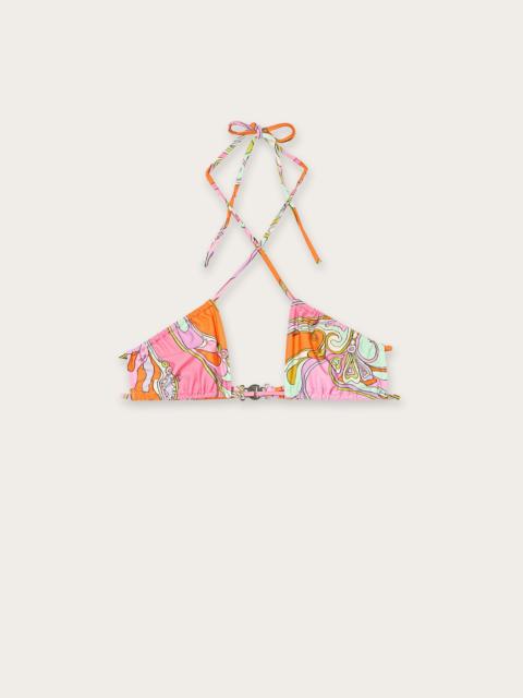 PUCCI ORCHIDEE PRINT BIKINI TOP