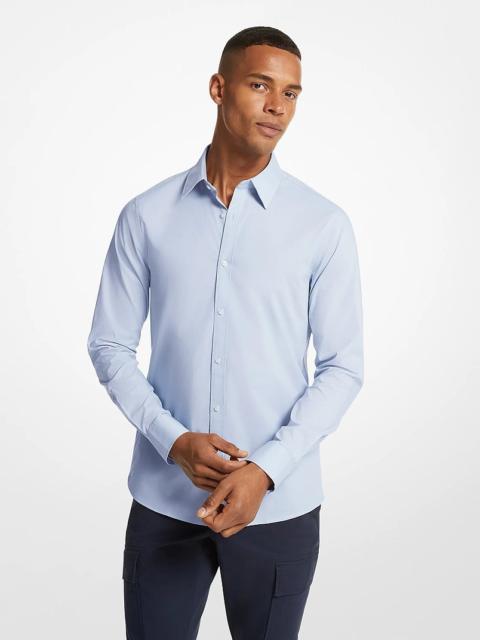 MICHAEL KORS Slim-Fit Stretch-Cotton Shirt