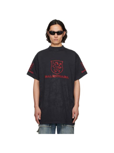 BALENCIAGA Black Lion Club T-shirt
