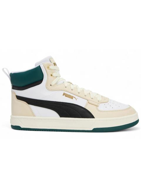 PUMA Puma Caven 2.0 Mid White Black Alpine Snow Warm White Gold