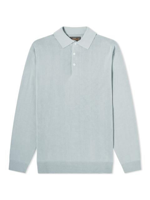 Beams Plus 12g Knit Long Sleeve Polo