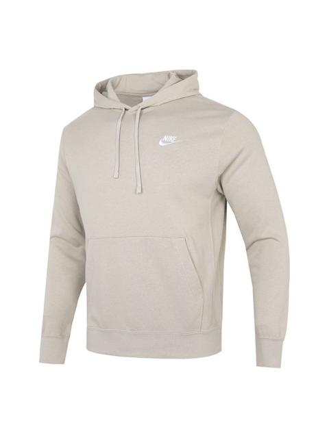 Nike Nike Logo Casual Sports hooded Pullover Gray CZ7858-236