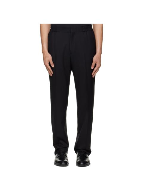 Paul Smith Black 'A Suit To Travel In' Elasticated-Waist Trousers
