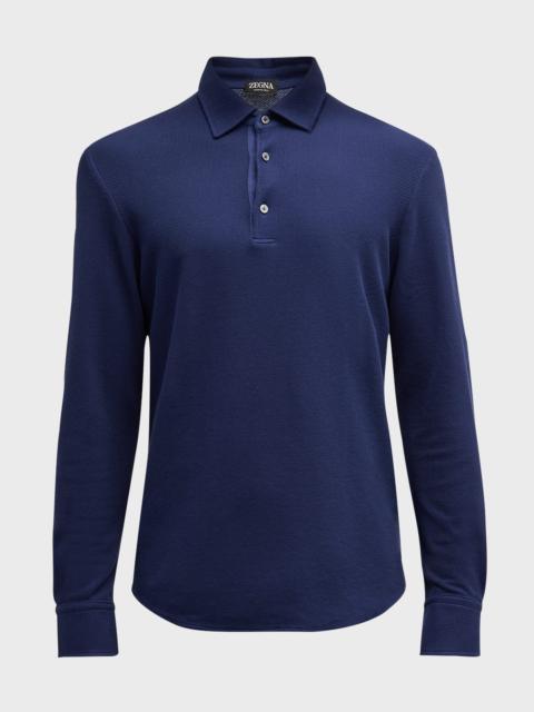 Men's Cotton Jersey Pique Polo Shirt