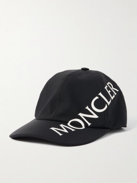 Moncler Logo-Print Shell Baseball Cap