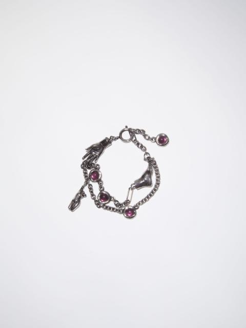 Acne Studios Charm bracelet - Antique Silver